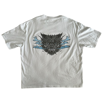 BLESSED Wolf Tee // White